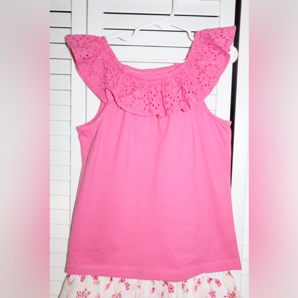 Gymboree and Gap Pink and White Floral set - Picture 2 of 5